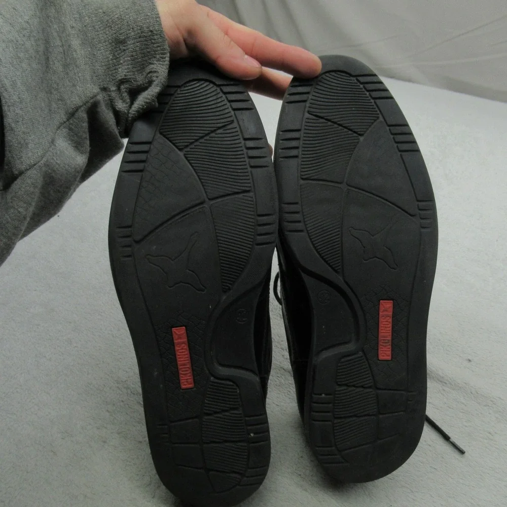 Pikolinos Mens 9 Oxford Shoes Black Leather Lace‎ Up Casual Dress Comfort EU42